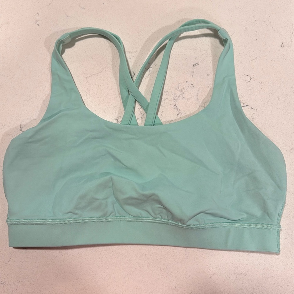 Lululemon Energy Bra Size 8 GUC mint